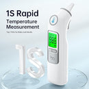 Ear Thermometer, Highly Accurate Ear Thermometer for Kids, Adults and Babies, 30 Memory Recall, 1s Result and 3-Color Fever Alert, with 24 Disposable Probe Covers, Gray by TinyTreasures Baby Boutique