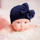 BQUBO Newborn Baby Hats Mittens Set Hospital Hat Beanie Infant Bow Hats Baby Gloves No Scratch Mittens for 0-6 Months by TinyTreasures Baby Boutique
