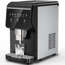 3-in-1 Nugget Ice Maker with Ice & Water Dispenser - 90Lbs/24H Pellet Chewable Ice, Self-Cleaning Countertop Stainless Steel Ice Machine for Commercial, Office, Kitchen, Party (Quiet Operation) by CozyNest Decor
