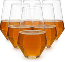 48 Pack Diamond Unbreakable Stemless Plastic Wine Stemless Toasting coacktail Glasses, Durable 9 Oz BPA-Free Disposable Champagne Flutes for Weddings, Bars, Events, and Celebrations (Clear) by CozyNest Decor