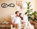 Wedding Gifts for Couples 2025 | Personalized Wedding Gifts | Couples Gift for Her | Anniversary Wedding Date Sign | Engagement Gift | Wall Decor | Bridal Shower Gift | Infinity Metal Sign by CozyNest Decor