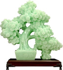 Top Resin Money Tree, Artificial Bonsai Tree, Handcrafted, Premium Quality, Feng Shui Gift for Abundance Luck and Success (Green) by GreenHaven Gardens