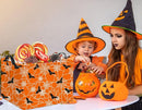 HIYAGON Rectangular Halloween Basket for Boys and Girls Kids Trick or Treat Pumpkin Basket for Halloween Parties Cute Storage Bin Organizer Box Room Decor(Bat spider web) by TinyTreasures Baby Boutique