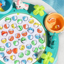 Fishing Game Toy Set, Kids Play Table w/Rotating Board, 45 Fishes & 4 Fishing Poles, Gifts for Children, Boys & Girls Aged 3 4 5 6+ (Upgraded Ver.) by TinyTreasures Baby Boutique
