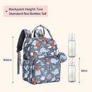 BabbleRoo Diaper Bag Backpack - Baby Essentials Travel Tote - Multi Function Waterproof Diaper Bag, Travel Essentials Baby Bag with Changing Pad, Stroller Straps & Pacifier Case - Unisex, Sea Animals by TinyTreasures Baby Boutique