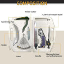 Garden Tool Set, Stainless Steel Heavy Duty Gardening Tool Set, with One Touch Safety Locking, Storage Case, Outdoor Hand Tools, Ideal Garden Tool Kit Gifts for Women and Men by GreenHaven Gardens