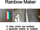2PCS 5" Large Crystal Sun Catcher Prisms, STINO Hanging Suncatchers with Glass Prism, Rainbow Maker for Windows, Balcony, Kitchen, Garden Decoration (1, Rectangle Clear 2Pcs) by GreenHaven Gardens