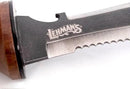 Lehman's Hori Hori Garden Knife, Durable Double Edge, Hardened Steel with Wooden Handle, Hand Weeding and Digging Tool with Sheath by GreenHaven Gardens