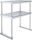AmGood Double OverShelf Stainless Steel NSF - Many (30" Long x 18" Deep) by CozyNest Decor