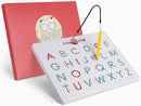 GAMENOTE Double Sided Magnetic Letter Board - 2 in 1 Alphabet Magnets Tracing Board for Toddlers ABC Letters Uppercase & Lowercase Practicing Learning Education Toys by TinyTreasures Baby Boutique