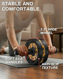 VINSGUIR Ab Roller Wheel, Abs & Core Workout Equipment for Home Gym with Knee Pad Accessories, Abdominal Wheel for Full-body Strength Training by CozyNest Decor