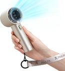 JISULIFE Handheld Fan Pro Series - Extreme Cooling Output: 1-100 Speed Scroll Wheel, Metal Body, Digital Display, 1.5H Fast Charge, 5000mAh-Portable Fan for Travel Outdoor, Gifts for Women Men(Brown) by TinyTreasures Baby Boutique