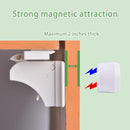 6 Pack Vkania Magnetic Cabinet Locks Baby Proofing - Baby Safety Latches for Drawers and Cabinets - Hidden Adhesive Magnet Baby Locks - Easy Installation No Drilling by TinyTreasures Baby Boutique