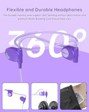 Kid Headphones for School, Air Conduction Open Ear Headphones, 3.5mm Jack Wired Cord, Ultra-Comfort, Ergonomic and Lightweight Design Perfect for School and Outdoor Activities-Purple by TinyTreasures Baby Boutique