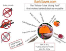 BarbSaver Drip Irrigation Cutter Tool – Reuse Barbed Parts, Fittings, In-Line Emitters, Drippers, Bubblers and Micro-sprayers, by Easily Cutting Away 1/4" Micro-drip Tubing. by GreenHaven Gardens