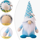Summer Gnomes Decorations, Beach Gnomes Plush Decor for Home Ocean Day Gnome Tiered Tray Decor Handmade Tomte Swedish Nisse Scandinavian Elf Dwarf,Birthday Gnome Gifts, Blue by CozyNest Decor