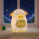 TCJJ Kids Sleep Training Alarm Clock with Night Light - OK to Wake Clock & Sound Machine, Rechargeable Silicone Animal Lamp for Boys Girls Bedroom by TinyTreasures Baby Boutique