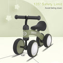 Baby Balance Bike Toys for 12-36 Months Kids Toy Boy and Girls Gifts Toddler Best First Birthday Gift Children Walker No Pedal Infant 4 Wheels Bicycle (Colorful, Deep Green-Light) by TinyTreasures Baby Boutique