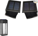GOODFOEVER 2 Pack Solar Lights for Outdoor Fence and Wall: Replacement Top, Waterproof by GreenHaven Gardens