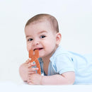 Fu Store 4 Pack Soft Silicone Teething Toys for 0-12Months 6-24 Months Toddlers Infant Hammer Tools Shape Baby Teethers Relief Soothe Babies Gums Set by TinyTreasures Baby Boutique