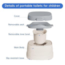3-in-1 Potty Training Toilet, Potty Training Seat with Steps Ladder, Detachable Toilet for Toddlers - Perfect for Boys and Girls by TinyTreasures Baby Boutique