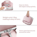 Baby Booster Seats, Toddler Booster Seat for Dining Table with Adjustable Straps, Portable Compact Portable Baby Chair for Dining and Travel (Pink) by TinyTreasures Baby Boutique