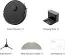 MOVA S10 Robot Vacuum Cleaner with 7000Pa Suction, 260 Mins Run Time, Liftable Brush, Self-Charging Robotic Vacuum Cleaner for Home, Pet Hair, Hard Floors, App & Voice Control by CozyNest Decor