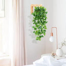 FGSAEOR Plant Hangers Outdoor, Hanging Plant Hooks for Indoors, Wave-Shaped Wooden Hanging Baskets for Wall Plant Hooks Heavy Duty for Flower Pots Wind Chimes and Bird Feeders (2-Pack, 6.8-Inch) by GreenHaven Gardens