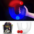 pindaloo Original Led Light Neon Skill Game with 2 Balls- Gifts for Kids and Adults Indoor & Outdoor Games, Girls, & Teens - Gift Ideas, Fun Stuff, Develops Motor & Juggling Skills (Neon) by TinyTreasures Baby Boutique