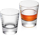 KAMMAK Crystal Whiskey Glasses Set of 2, Hand Blown 8.79oz Old Fashioned Glasses Stemless, Luxury Handcrafted Cocktail Glasses, Scotch Cup for Women, Men Gift for Rocks, Bourbon, Bar Barware by CozyNest Decor