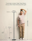 TROND Floor Lamp, 5000LM Super Bright Sky LED Modern Torchiere Standing Lamp, 3000K Warm White Light, 5-Level Dimmable, Modular 71 in Tall Pole Light, 30-Minute Timer for Living Room, Bed Room by CozyNest Decor