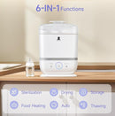 Snow Bear Baby Bottle Sterilizer and Dryer with Touchscreen, 6-in-1 Steam Bottle Sterilizer for Baby Bottles Pacifier, Breast Pump Part, 13 Bottles Extra-Large Capacity for Fast Drying Baby Essential by TinyTreasures Baby Boutique