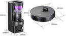 Eureka Robot Vacuum with Bagless Self Emptying Station, 2 in 1 Robotic Vacuum and Mop Combo, 60-Day Capacity, 4000Pa Suction, Auto Lifting Mop, LiDAR Navigation,NER E10s by CozyNest Decor