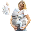 FRUITEAM Baby Carrier Newborn to Toddler- Safety - Certified 6 in 1 Hip Seat Carrier with Head & Lumbar Support, Adjustable & Removable Baby Holder for All Seasons, Great for Travel and Outdoor by TinyTreasures Baby Boutique