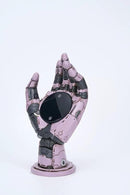 Cyberpunk Mechanical Hand Digital Alarm Clock, Steampunk Resin Statue, Desk Decor by CozyNest Decor