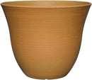 Classic Home and Garden Honeysuckle Resin Flower Pot Planter, Bamboo Brown, 15" by GreenHaven Gardens