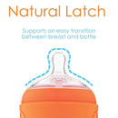 PopYum 5 oz Orange Anti-Colic Formula Making/Mixing/Dispenser Baby Bottle with