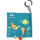 Fish Baby Books Toys, Touch Feel Cloth Crinkle Books for Babies,Baby Infant Toys 0-6, 6-12, 12-18 Months,Early Learning Education Toys,Shower Baby Gifts for Boys Girls,Teething,Mirror,Shark Ocean Book by TinyTreasures Baby Boutique
