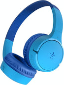 Belkin SoundForm Mini - Wireless Bluetooth Headphones for Kids with 30H Battery Life, 85dB Safe Volume Limit, Built-in Microphone - Kids On-Ear Earphones for iPhone, iPad, Fire Tablet & More - Blue by TinyTreasures Baby Boutique