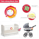Mini Tudou Baby Musical Mobile Crib Toys with Projector and Light, Timing Function, Remote Control Baby Cot Mobile with Take Along Music Box and Rattles, Present for Newborn Babies Boys Girls by TinyTreasures Baby Boutique