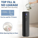 Large Humidifiers for Bedroom, 9L/2.5Gal Ultrasonic Cool Mist, Easy Clean with 350ML/H Large Mist Speed, Quiet Tower, Suitable for Kids Room Plant Yoga (Black) by TinyTreasures Baby Boutique