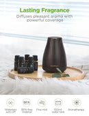InnoGear Essential Oil Diffuser with Oils, 100ml Aromatherapy Diffuser with 6 Essential Oils Set, Aroma Cool Mist Humidifier Gift Set, Dark Wood Grain by TinyTreasures Baby Boutique