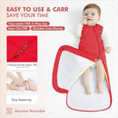 HAPIU Unisex Rayon Made from Bamboo Baby Sleep Sack TOG 1.0, 2-Way Zipper YKK, Wearable Blanket Baby by TinyTreasures Baby Boutique