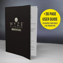 Undated Daily Planner – 1-Year B5 Productivity Organizer with Two-Page Weekly Spread, Goal Setting, Habit Tracker, Weekly & Monthly Pages – Hardcover Time Management Notebook (Black) by TinyTreasures Baby Boutique