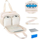 PIIOSER Breastmilk Cooler Bag with Ice Pack, Fits 6 Baby Bottles Up to 9 Ounce, Insulated Bottle Travel Bags with Shoulder Strap-Wearable Breast Pump Carrying Case for Nursing & Working Moms by TinyTreasures Baby Boutique