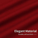 Easy-Going Blackout Curtains for Bedroom, Solid Thermal Insulated Grommet and Noise Reduction Window Drapes, Room Darkening Curtains for Living Room, 2 Panels (42x54 in, Christmas Red) by CozyNest Decor