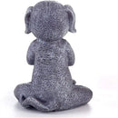 Meditating Dog Statue Buddha - Zen Dog - Namaste– Top Collection Tranquility and Peacefulness for Your Fairy Garden. 4¾ Inches Tall Miniature Gnome Figurine by GreenHaven Gardens
