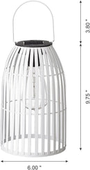 Solar Lantern Outdoor Waterproof Hanging Metal Birdcage Shaped Solar Powered Lantern Decorative Solar Light for Garden / Yard / Patio / Porch by GreenHaven Gardens