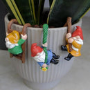 3 PCS Climbing Gnomes Tree Faces Decor Outdoor for Yard, Gnomes Statue, Outdoor Fairy Garden Resin Crafts, Flower Pot Landscape Dwarf, Micro Landscape Pendant Ornaments (3 PCS) by CozyNest Decor