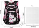 Cusangel Backpack for Girls Boys School Bookbags Kindergarten Elementary Lightweight Waterproof Multifunctional Large Capacity for Backpack (16 inch cat Fun Prints) by TinyTreasures Baby Boutique